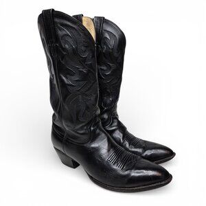 Dan Post Greenwood Collection Western Boot with Black Mignon Leather Pointy 11EW